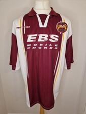 Original Prostar Northampton Town 1997/1998 Centenary Home Football Shirt XL