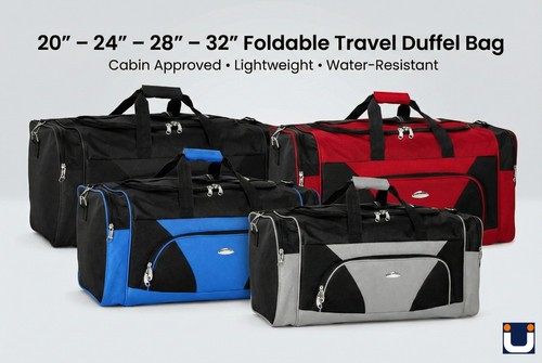 Foldable travel duffel bag - duffel,