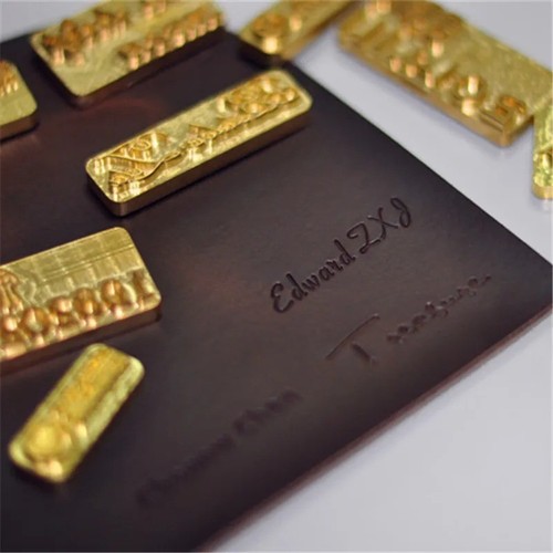 Custom logo stamp brass emboss - logo,