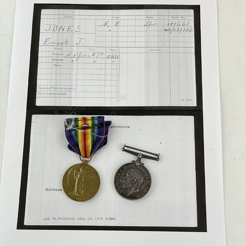 Ww1 medal pair - ww1,