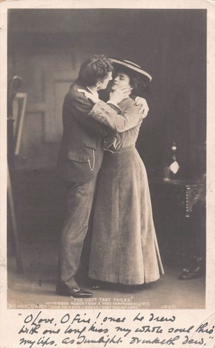 Postcard edwardian play - postcard,