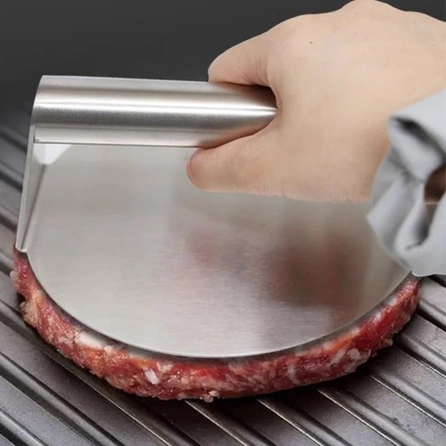 Stainless steel meat press - stainless,