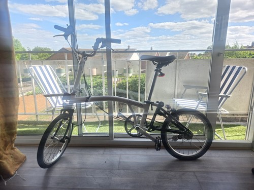 White line brompton - white,