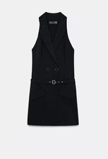 Zara Mini Halter Blazer Dress