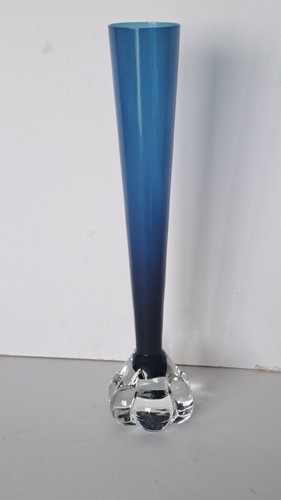 Elegant tall blue - tall, glass