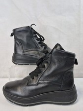 Ara High Soft Women’s Black Ankle Boots With Heel UK Size 4.5 BNWT D7