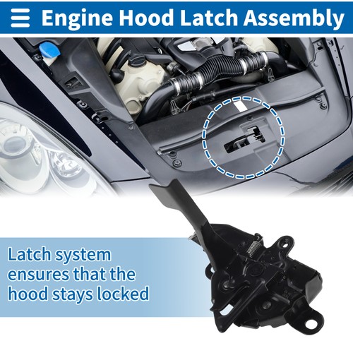 Hood latch assembly fit for - hood,
