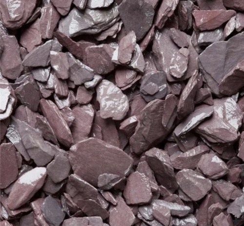 Plum slate chippings - plum,