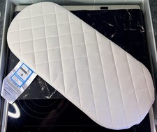 Baby Pram / Moses Basket Bed Foam MATTRESS with Quilted Breathable Round Corners