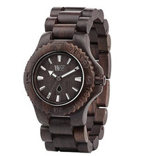 WEWOOD DATE BROWN WOODEN WATCH