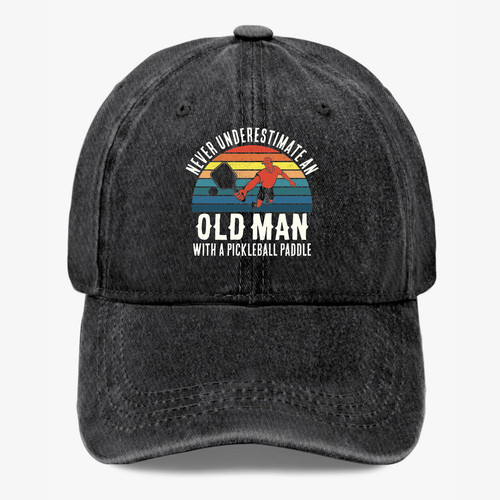 Funny pickleball hat never - funny,