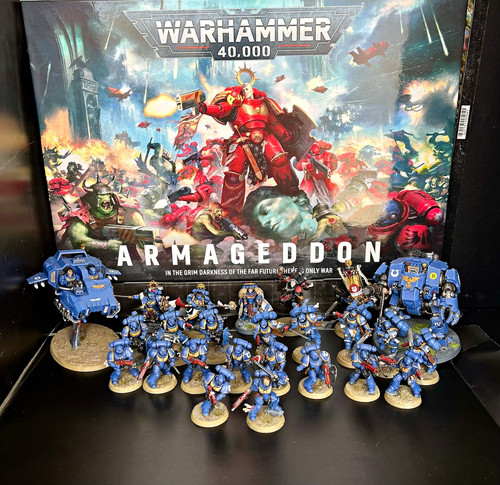 11th space marines - marines, half