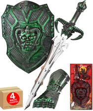 Children's Toy Knight Medieval Sword Shield Set Plastic