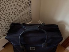 Vintage Antler Large Navy Holdall Travel Bag