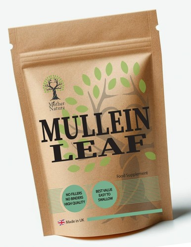 Mullein leaf capsules 500mg - mullein,