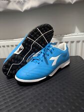 Vintage Diadora Leather Astro Trainers size uk 8.5 blue