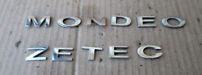 FORD MONDEO MK4 ZETEC CHROME LETTERS BADGE      B2