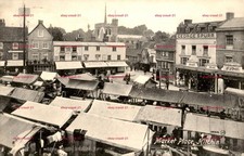 Market Place Hitchin Postcard