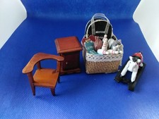 Dolls House 1:12 Scale  Childs Room Play Accessories Chair Etc