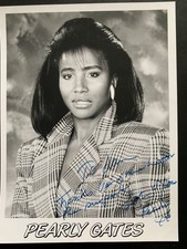PEARLY GATES SINGER (THE FLIRTATIONS) VINTAGE **HAND SIGNED** PHOTO 15cm x 21cm