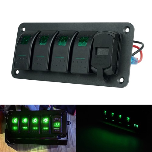 Gang toggle rocker switch - 4,