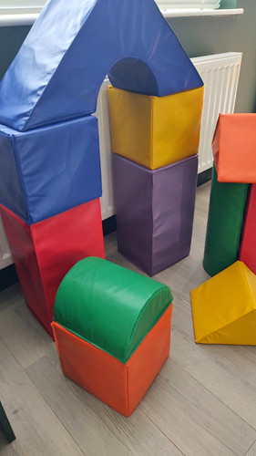 Foam soft play building - soft, blocks