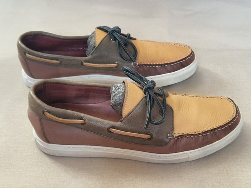 Poste leather boat - poste,