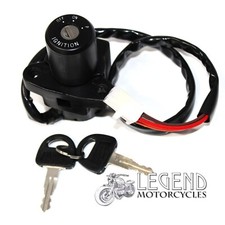 Suzuki GSXR750 GSXR1100 F,G,H,J Ignition Switch & 2x Keys 85-88 Slabside - G1-07