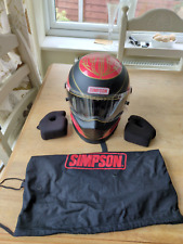 Simpson Bandit SNELL SA2015 Matt Black Custom Wrapped Raikkonen Ferrari Size S