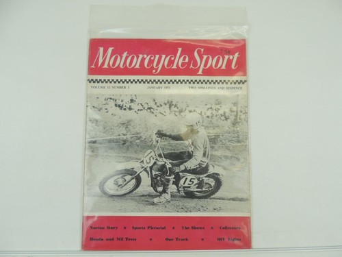 Vintage jan 1971 motorcycle - jan,
