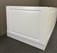 White Bath Panel (Victorian) End Panel