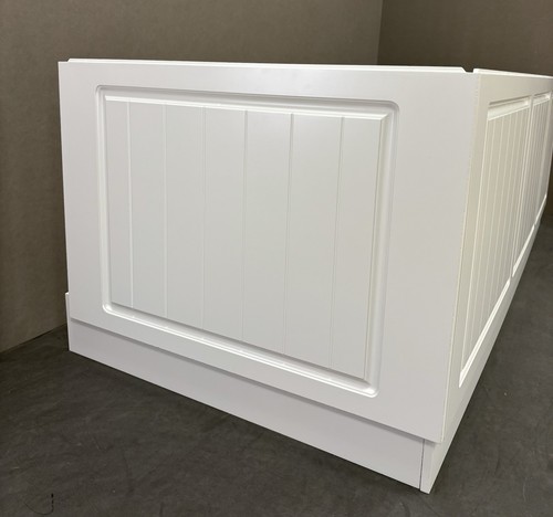 White bath panel - white, (victorian)