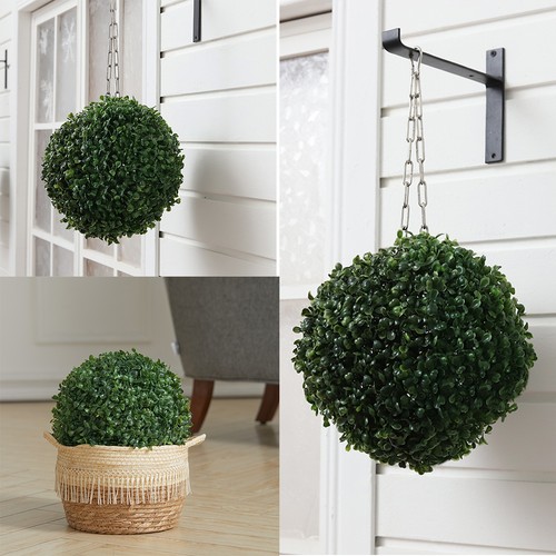 Artificial 28cm green boxwood - artificial,