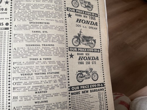 Honda dream 305cc - dream, c72