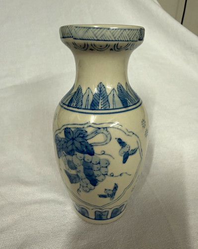 Vintage chinese blue white - blue,