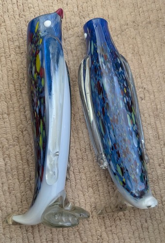 Marano style penguin - penguin, vases