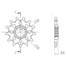SUNSTAR P520 D13 STEEL