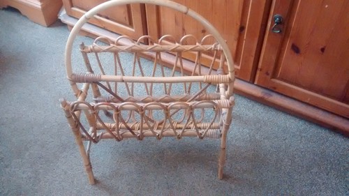 Vintage 70s bamboo cane - bamboo,