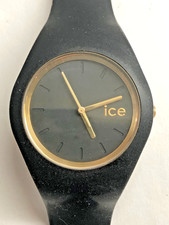 Ice Black ICE.GL.BK.U.S.13 Unisex Quartz Watch, VGC. New Battery.