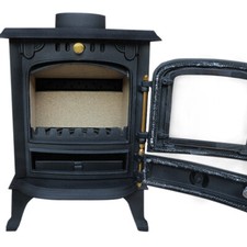 4.5KW Eco Defra Approved Multifuel Stove Wood Burning Log Burner Fireplace