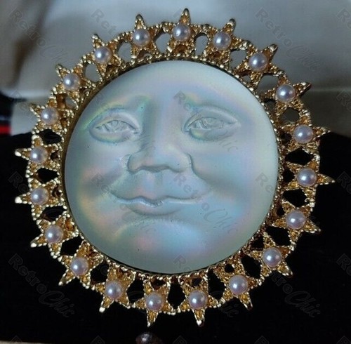 Sea view moon - face, multi