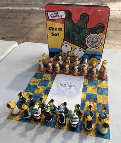 The simpsons chess set in - the,