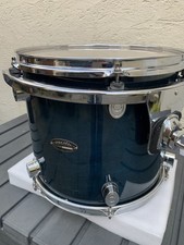 Pacific CX Maple 14" Tom Drum Blue natural woodgrain lacquer by DW Drums PDP