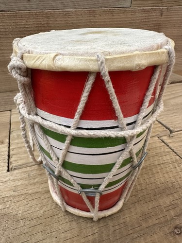 Handmade indian wooden drum - handmade,