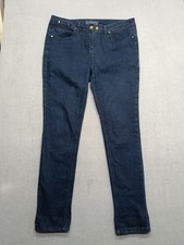 Tu Sculpted Women's Jeans . Size 14 Dark Blue 30" Leg. Mid-Rise Stretch