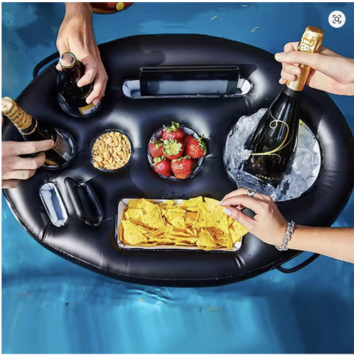 Floating inflatable cup - floating, holder