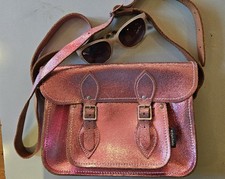 Zatchels Metallic Pink leather
