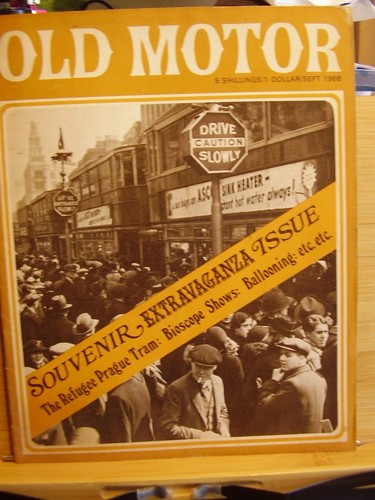 Vintage old motor - old, magazine