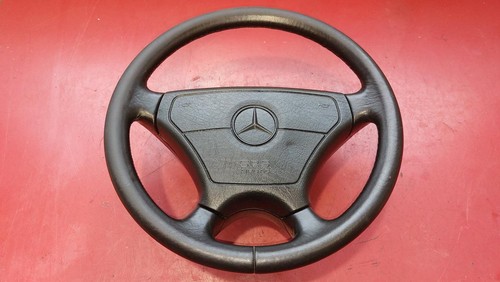 Leather steering wheel airbag - wheel,