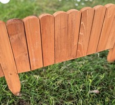 Wooden garden edging lawn - wooden,